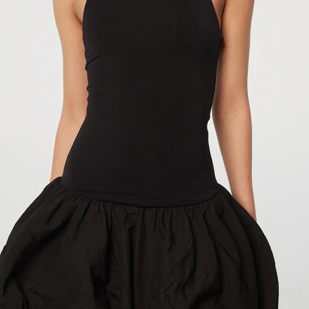 Shaped Vest Knitted Stitching Dress