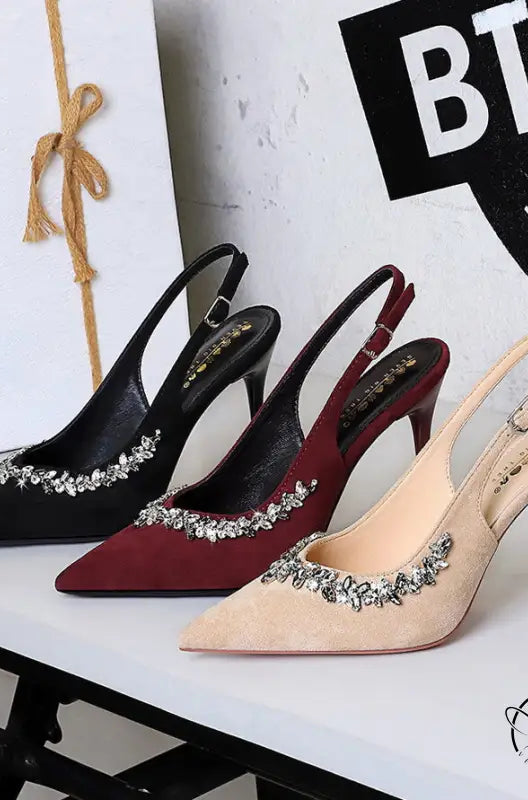 Cocktail Pointed Toe High Heel