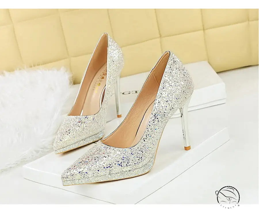 Cocktail Stiletto Waterproof High Heels