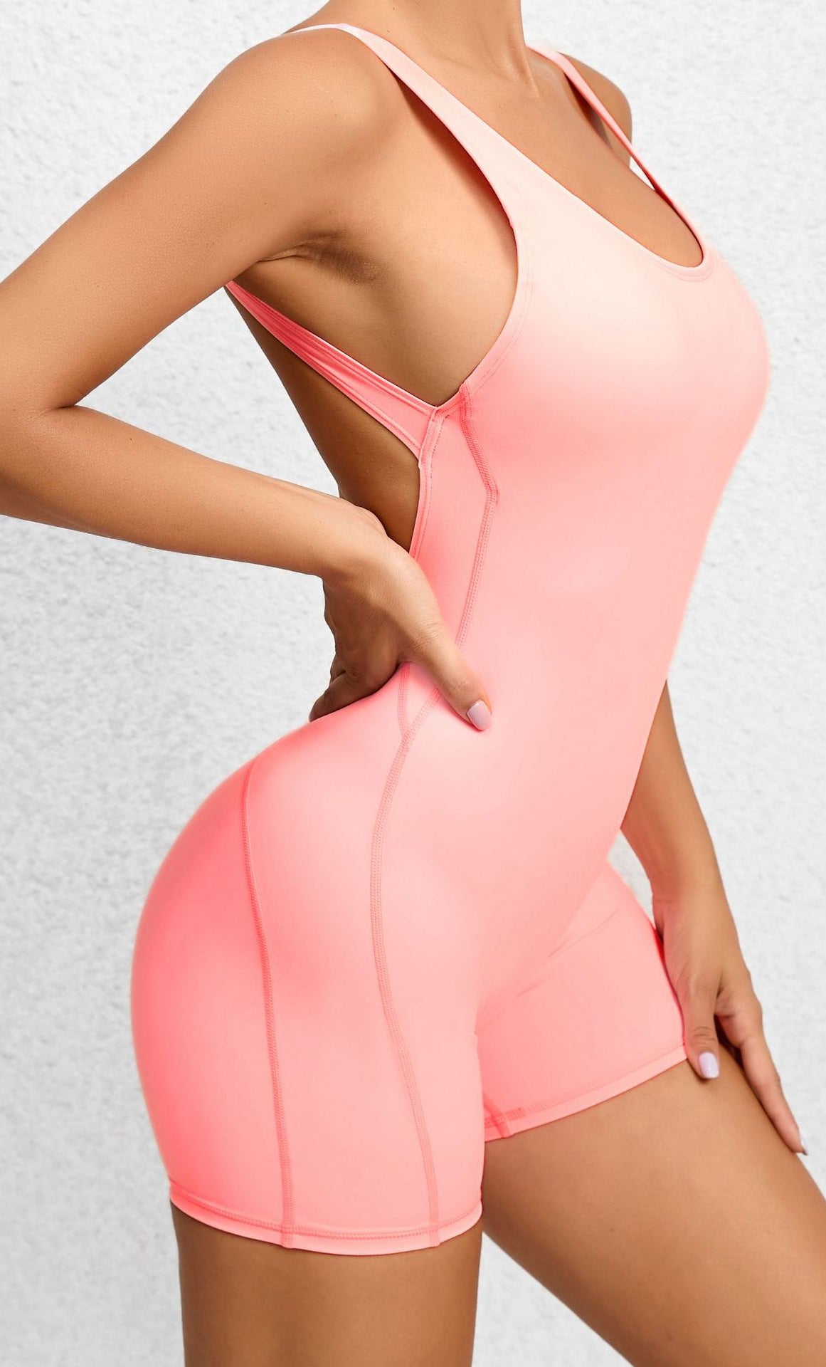 Integrated Hip Lifting Sport Yoga Jumpsuit