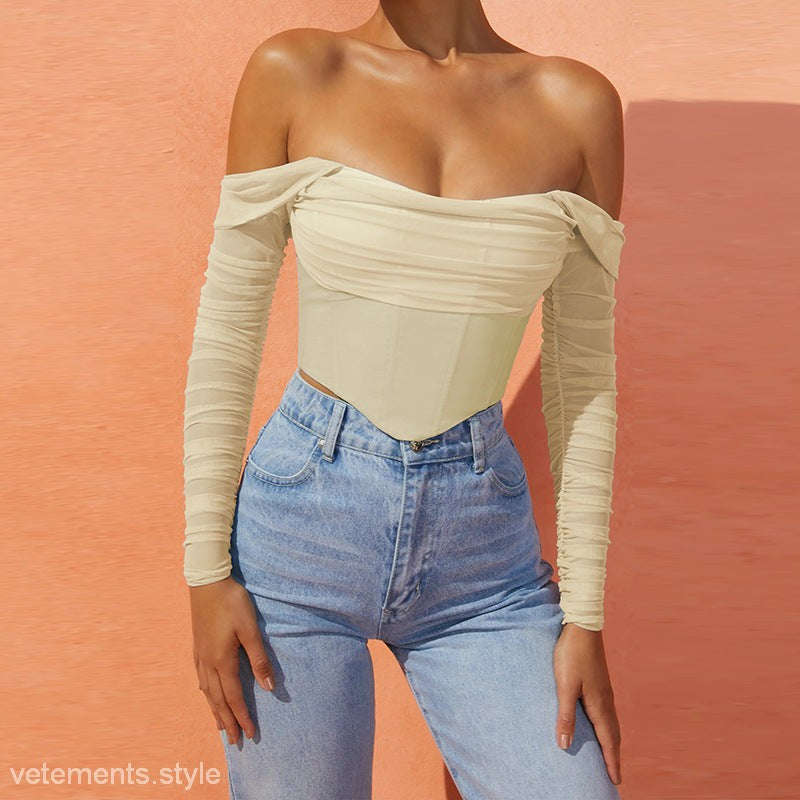 Sky Boning Corset-VETEMENTS