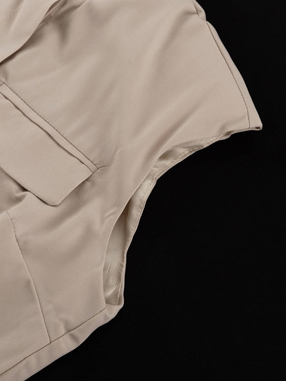 Enchanting Short Vest Top Design Wide Leg Pants Two Piece Set