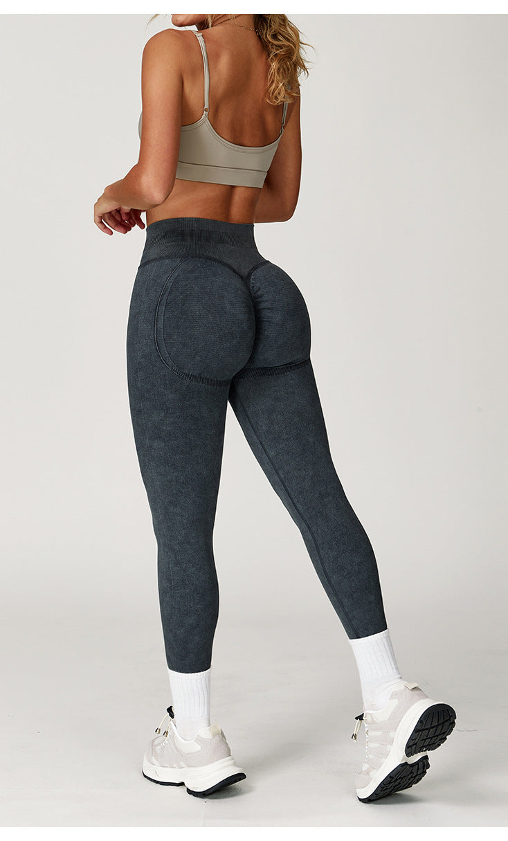 Comfy Seamless Stone Washed Yoga Pants