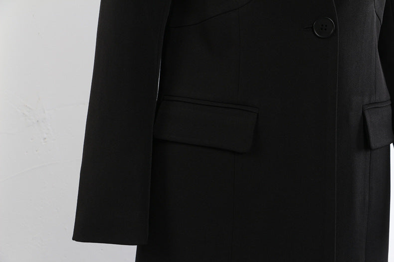 French Romantic Light Luxury Long Trench Coat