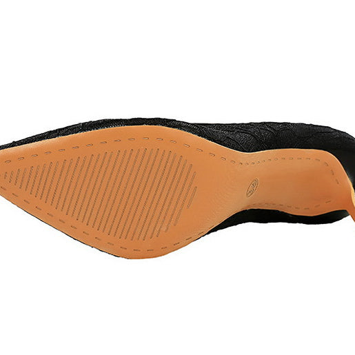 Skinny Night Club Mesh Stiletto High Heel Shoes