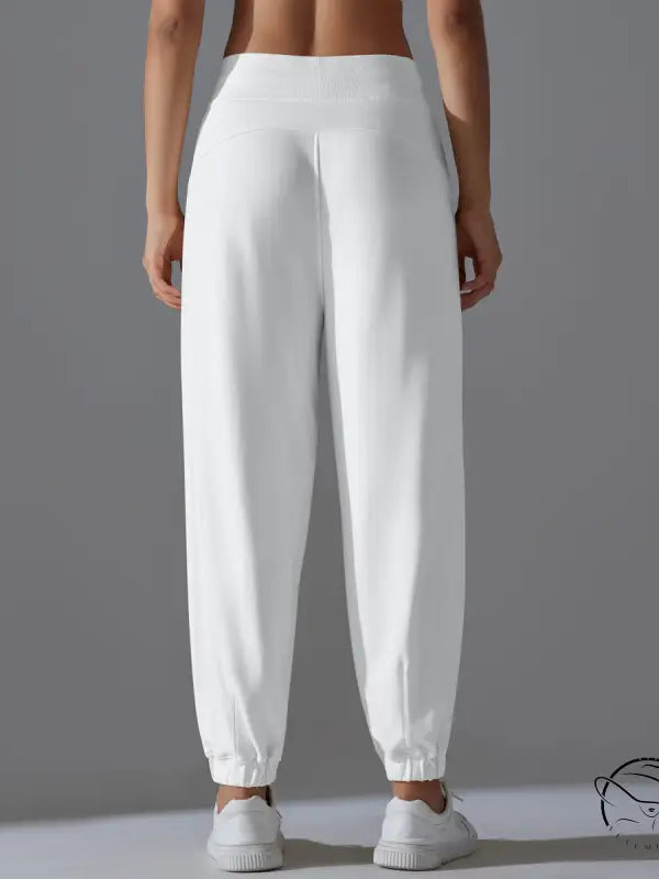 Wide Leg Breathable High Waist Fitness Pants Running