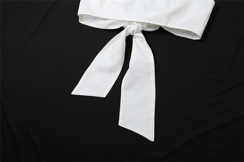 White fabric headscarf with knot for Summer Women Wear fashion sets and ملابس