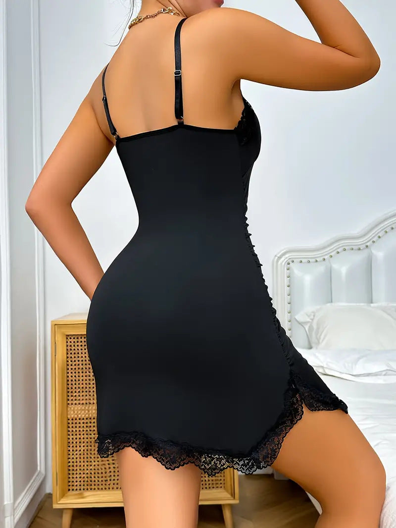 Pajamas Popular Sling Tight Skirt Hip Lace Dress