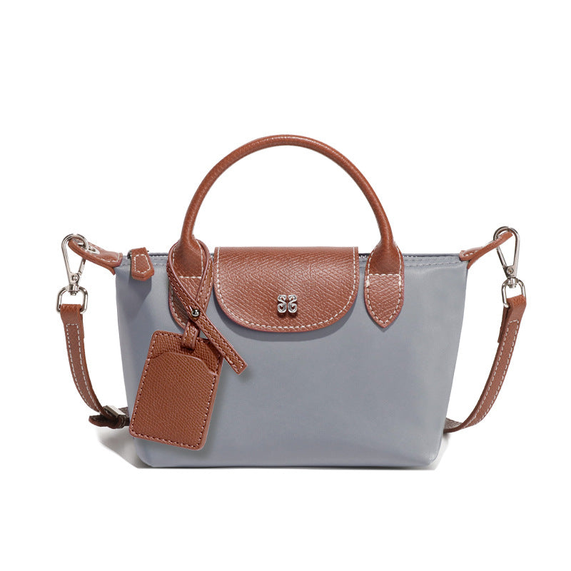 Gray and brown Mini All Match Shoulder Bag, a stylish accessory for every fashion wardrobe