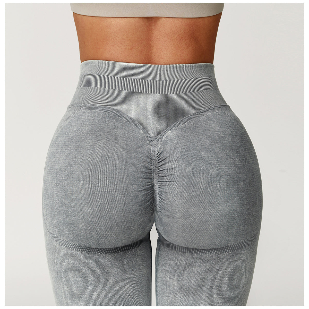 Comfy Seamless Stone Washed Yoga Pants