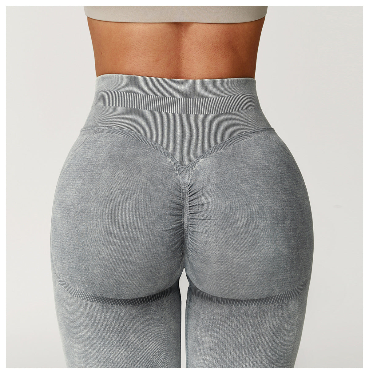 Comfy Seamless Stone Washed Yoga Pants