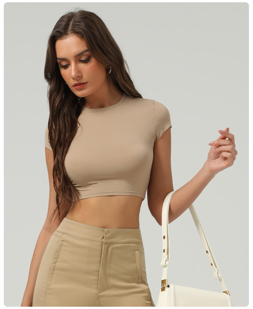 Tight Brushed Yoga t Shirt