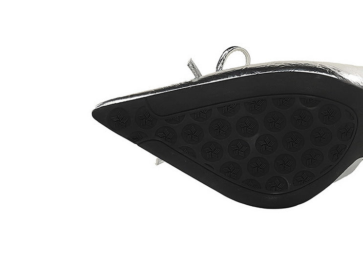 Cocktail Low Cut Back Strap High Heel