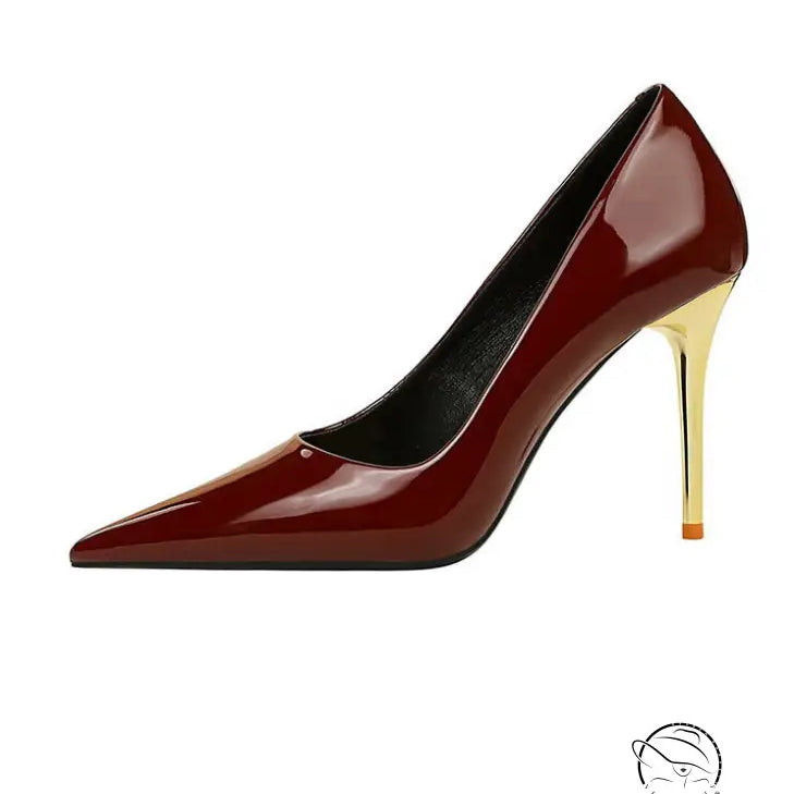 Fashionable Simple Metal Heel Ultra High