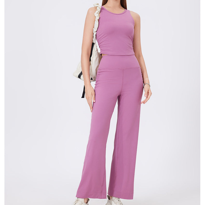 Wide Shoulder Strap Slimming Outside Wear Sports Underwear Women Shockproof Running Large u Back Bra Push Up Yoga