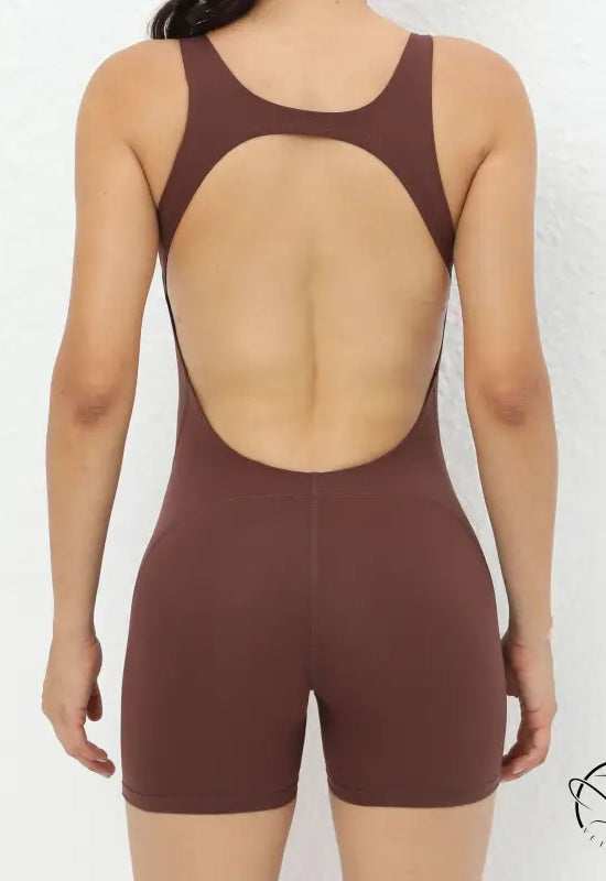 Integrated Hip Lifting Sport Yoga Jumpsuit