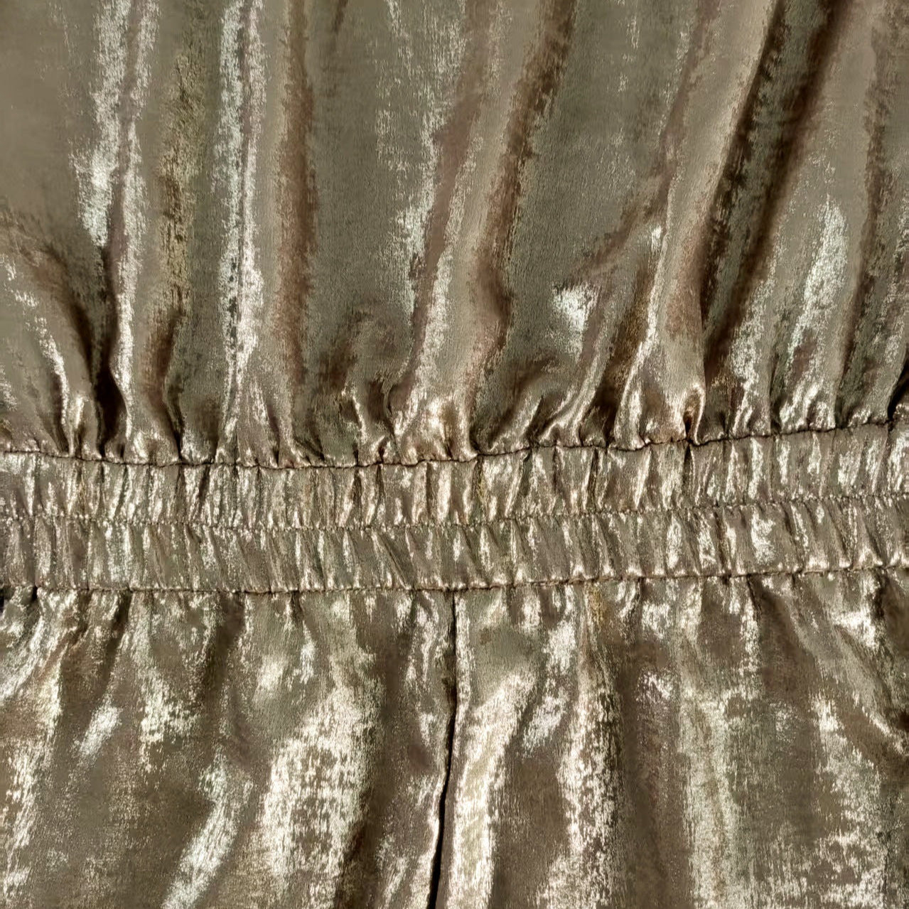 Langry fashion golden high waist jumpsuit with pleated skirt