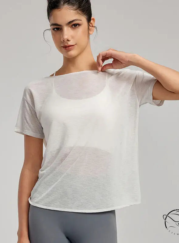 Lightweight Breathable Yoga t Shirt Top