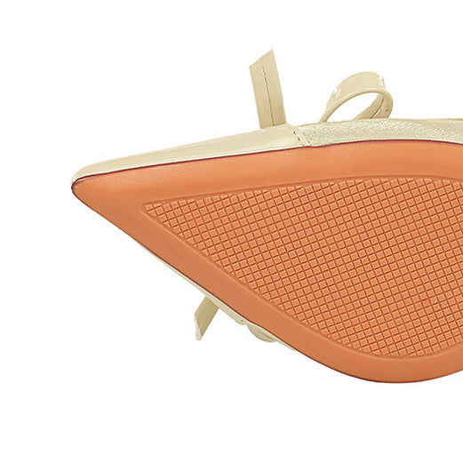 Cocktail Satin Stitching Stiletto Heel High