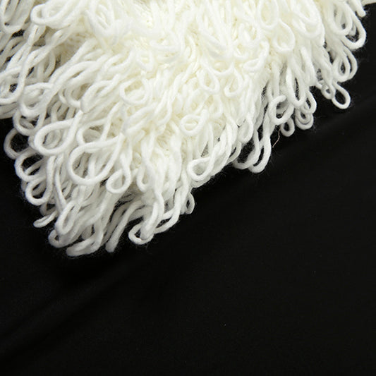 Summer Women Clothing Sleeveless Tassel Hollow out Cutout Slim Fit Elegant Stitching Dress