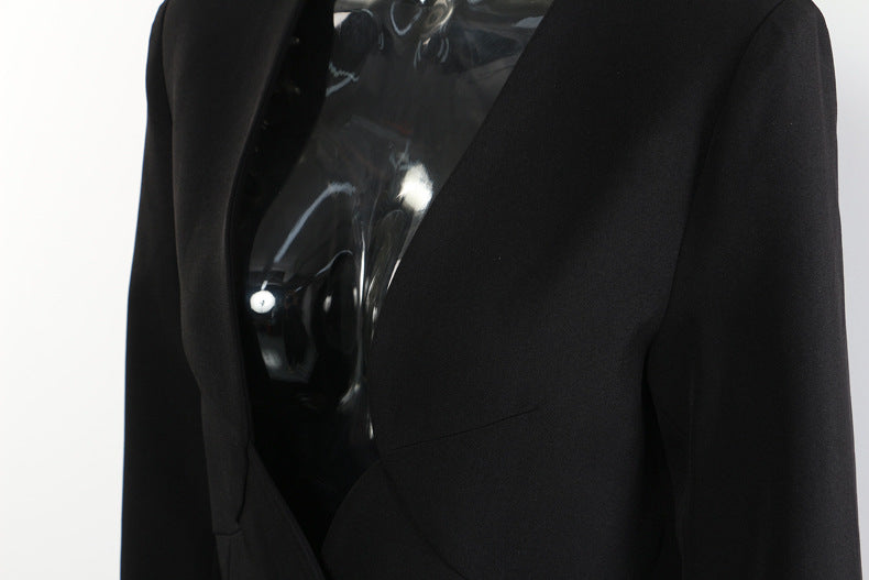 French Romantic Light Luxury Long Trench Coat