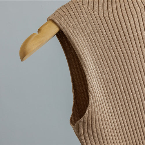 Middle East Elegant Cardigan Robe Knitted Wide Leg Pants Three Piece Set