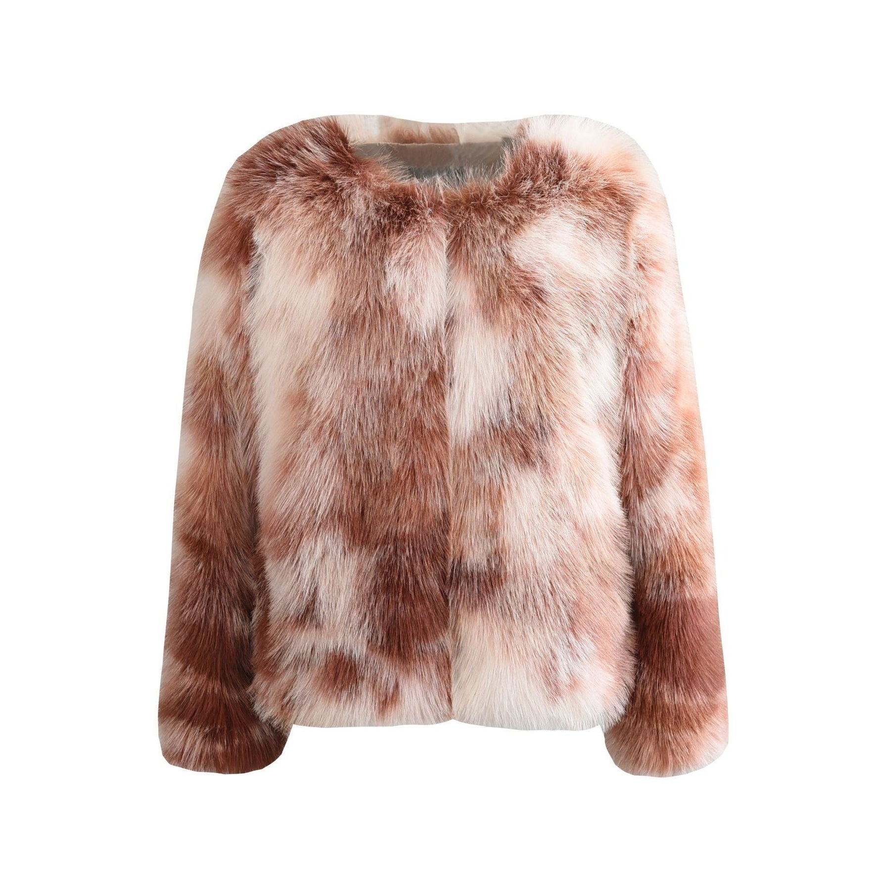 TRENDY FAUX FUR COAT-VETEMENTS