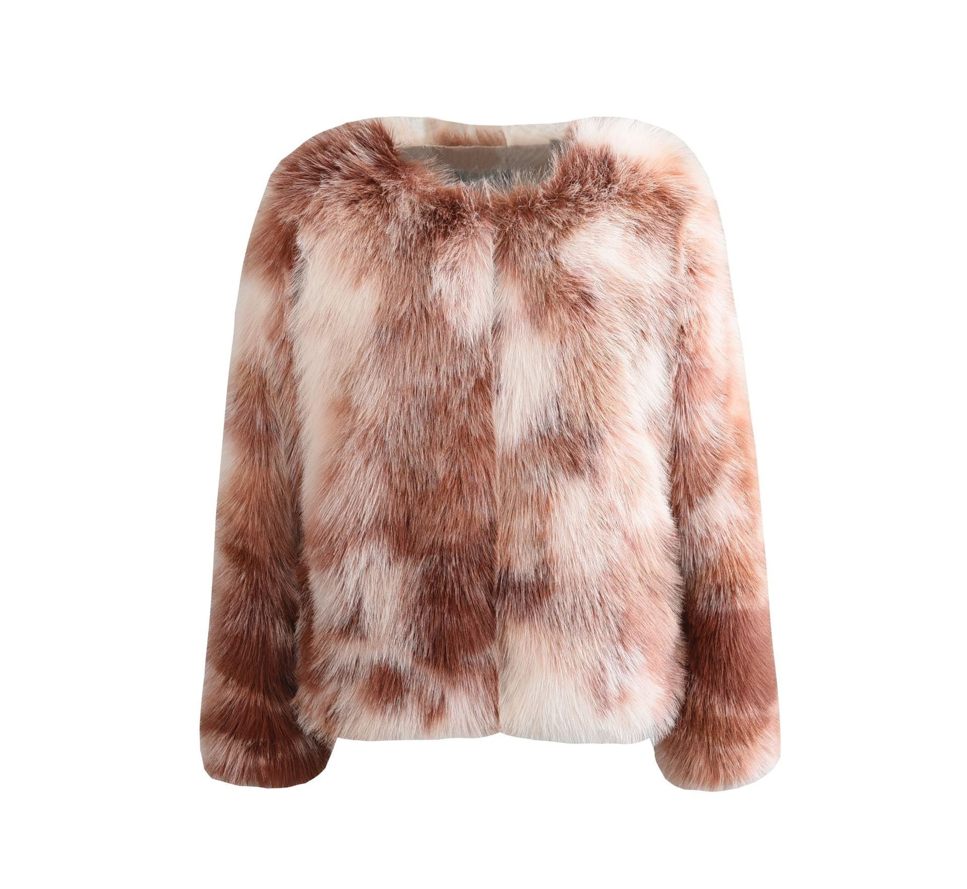 TRENDY FAUX FUR COAT-VETEMENTS