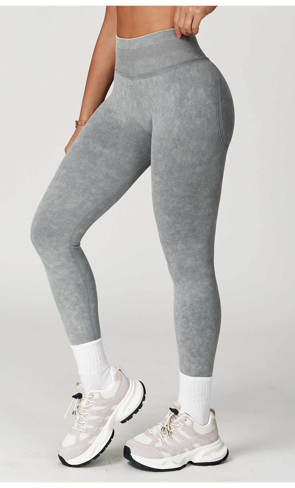Comfy Seamless Stone Washed Yoga Pants