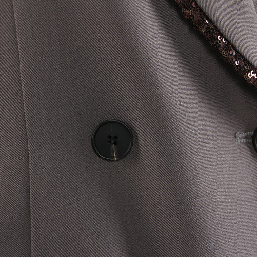 Early Autumn Heavy Stitching Mid Length Trench Coat