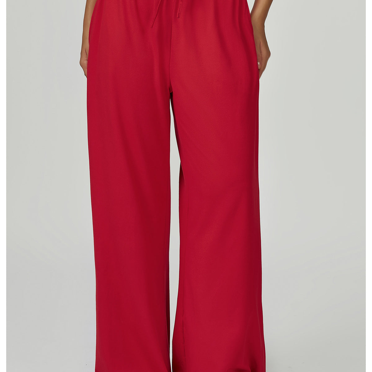 Embellished Wide Leg Loose Casual Pants