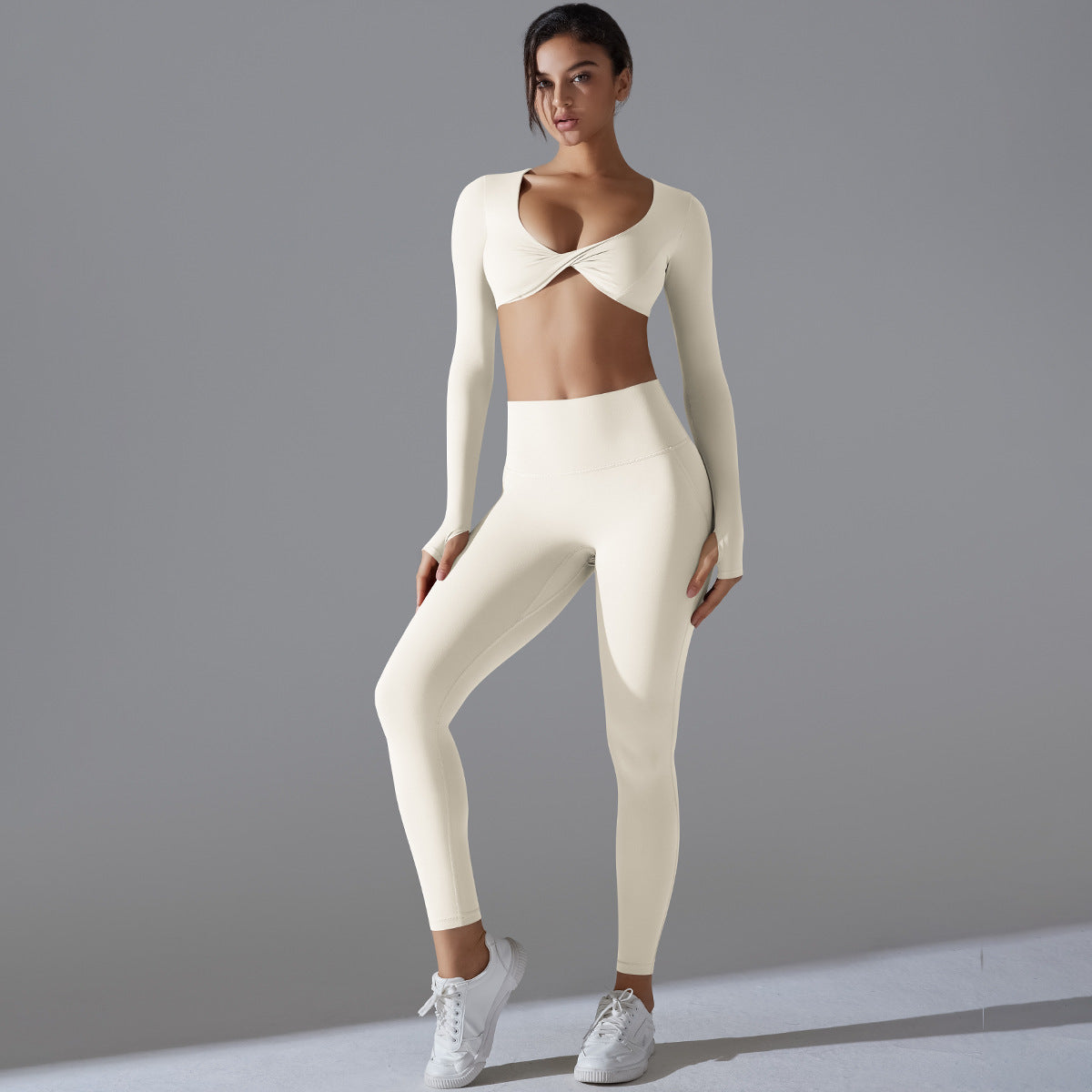 Trendy Slim Elastic Training Yoga Suit