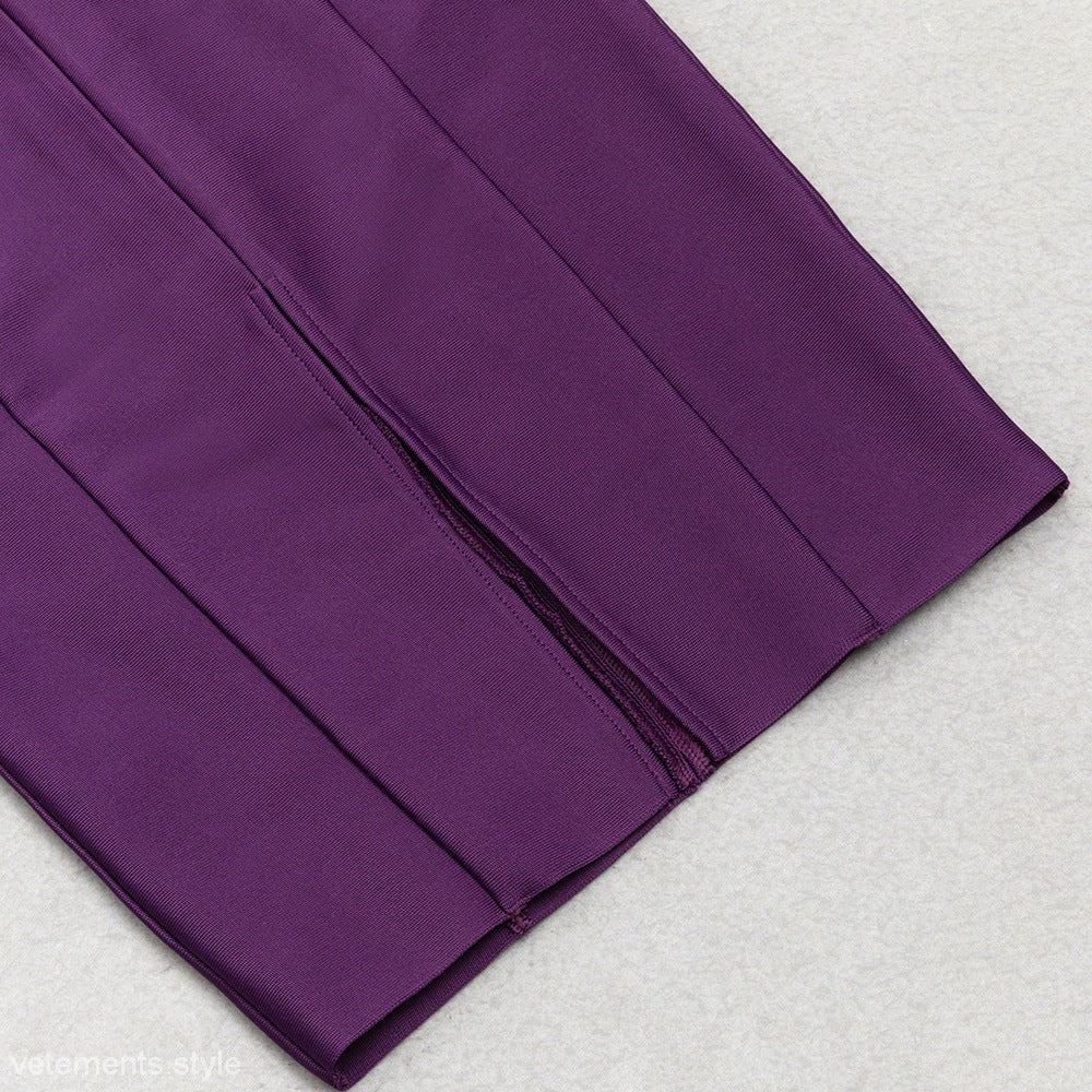 SEXY SLIM-FIT FRONT SLIT DRESS-VETEMENTS