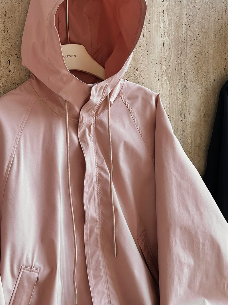 Pink hooded jacket from Super Elegant Hooded Jacket collection, stylish langry fashion ملابس