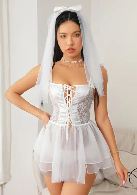 Underwear Body Shaping Two Piece Suits Dress Hollow out Cutout Cross Straps See Through Suit