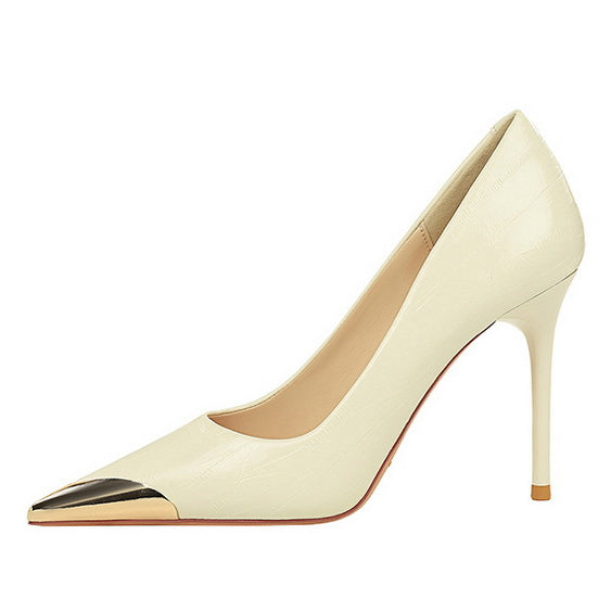Cocktail Low Cut Shoes Pointed Stiletto Heels