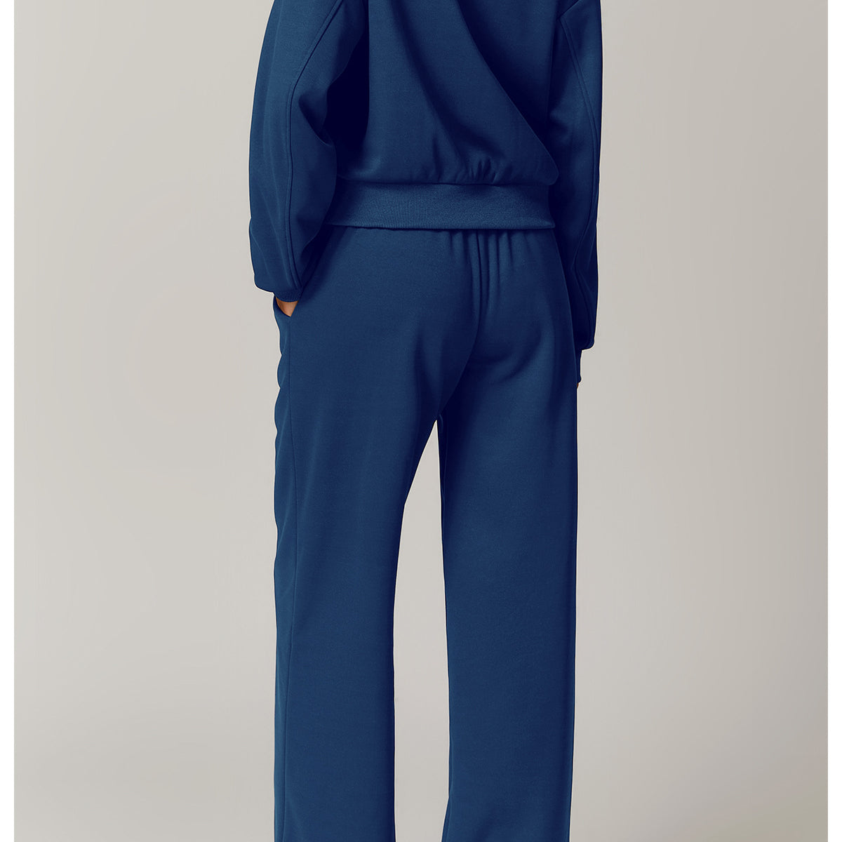 Blue tracksuit outdoor warm sports sweater coat fashion ملابس for activewear and leisure