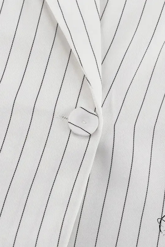 Elegant Striped Top Wide Leg Pants Office Two Piece Sets