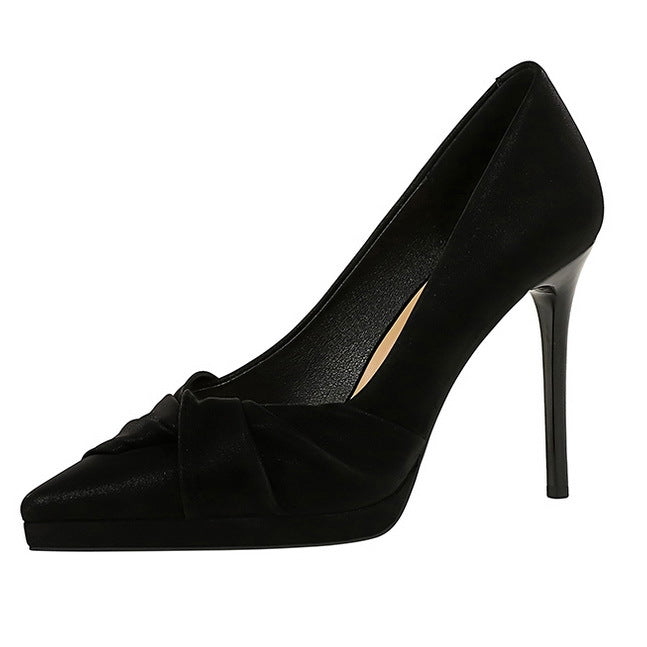 Party Pointed Toe Waterproof Platform High Heels