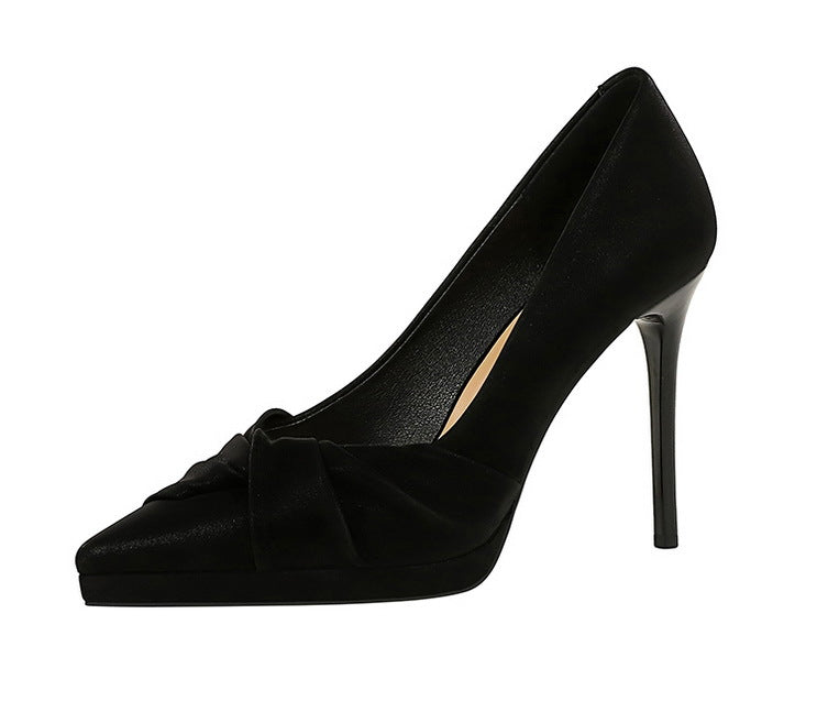 Party Pointed Toe Waterproof Platform High Heels