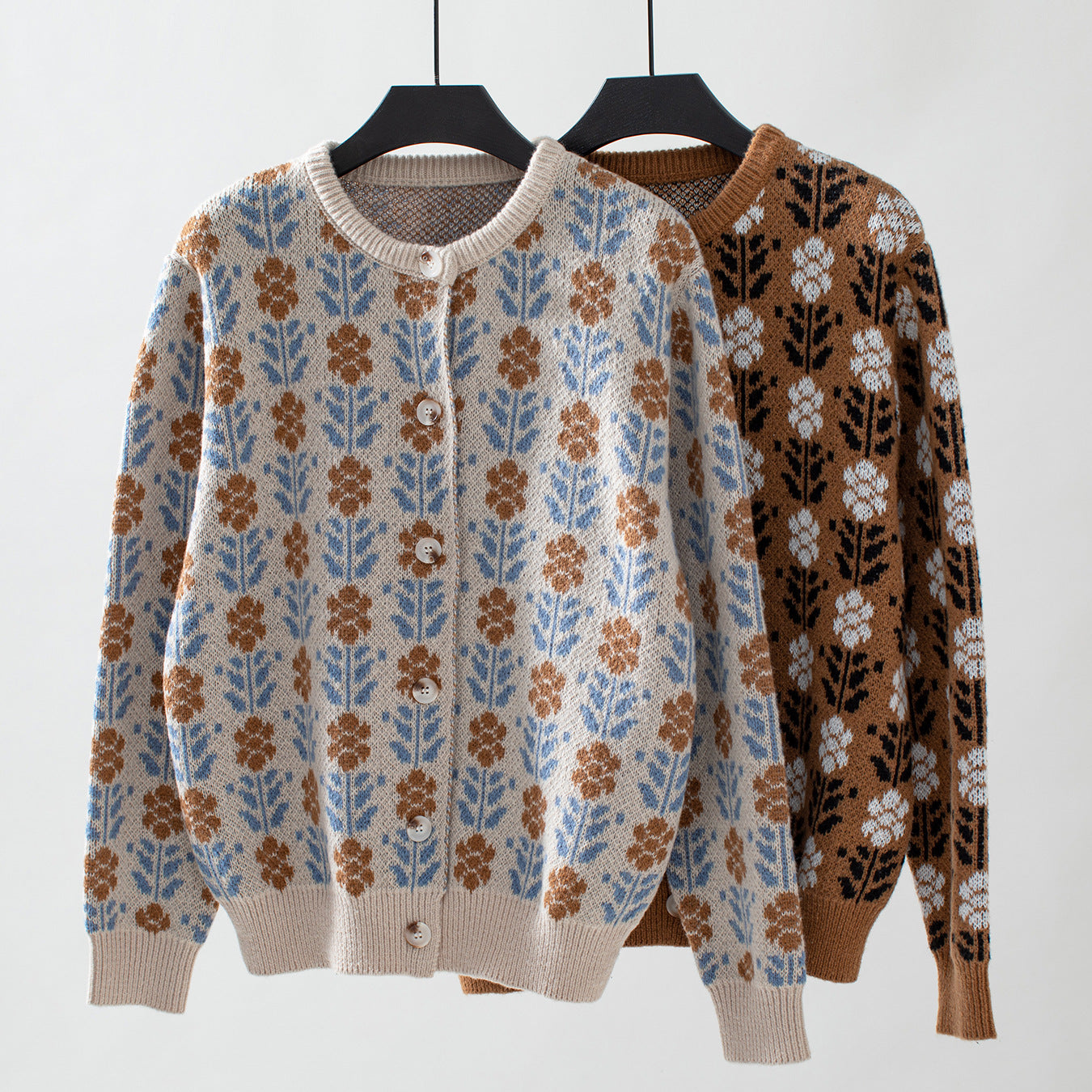 Floral Brocade Sweater Knitwear