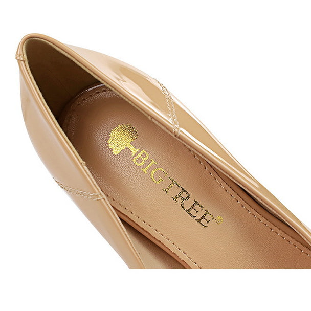 Shiny Patent Leather Office High Heel