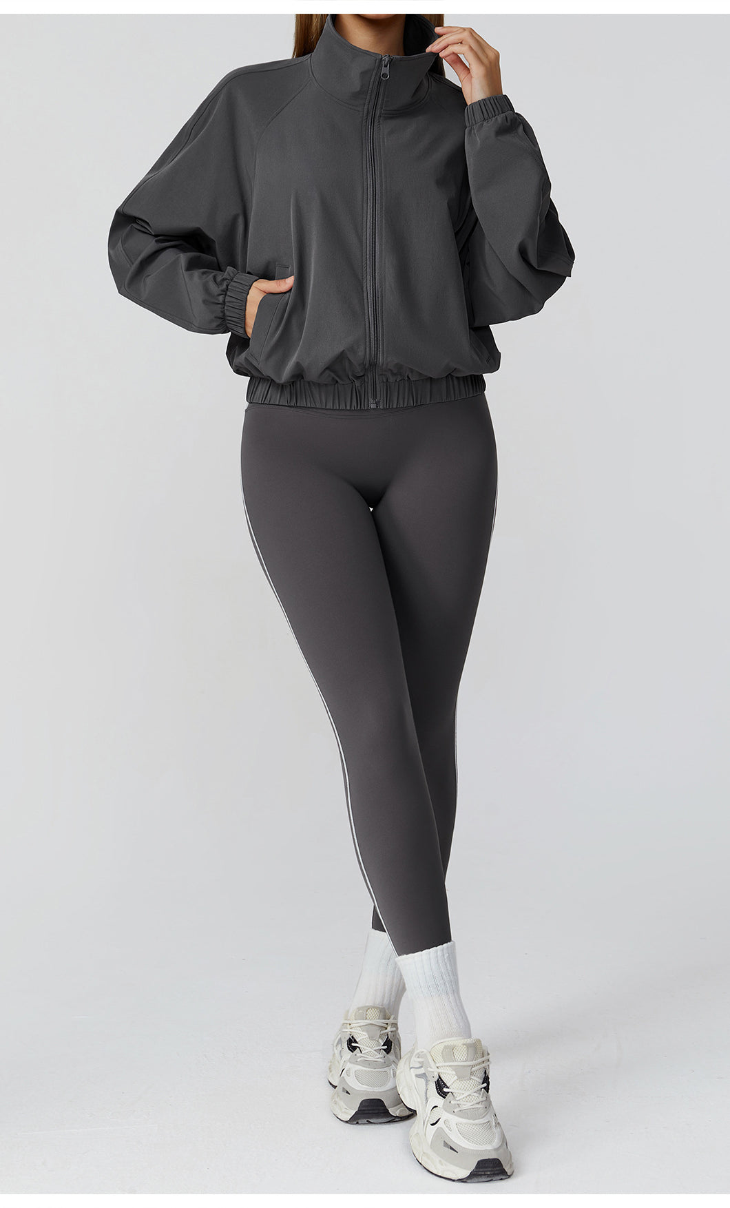 Quick Drying Stand Collar Sports Jacket