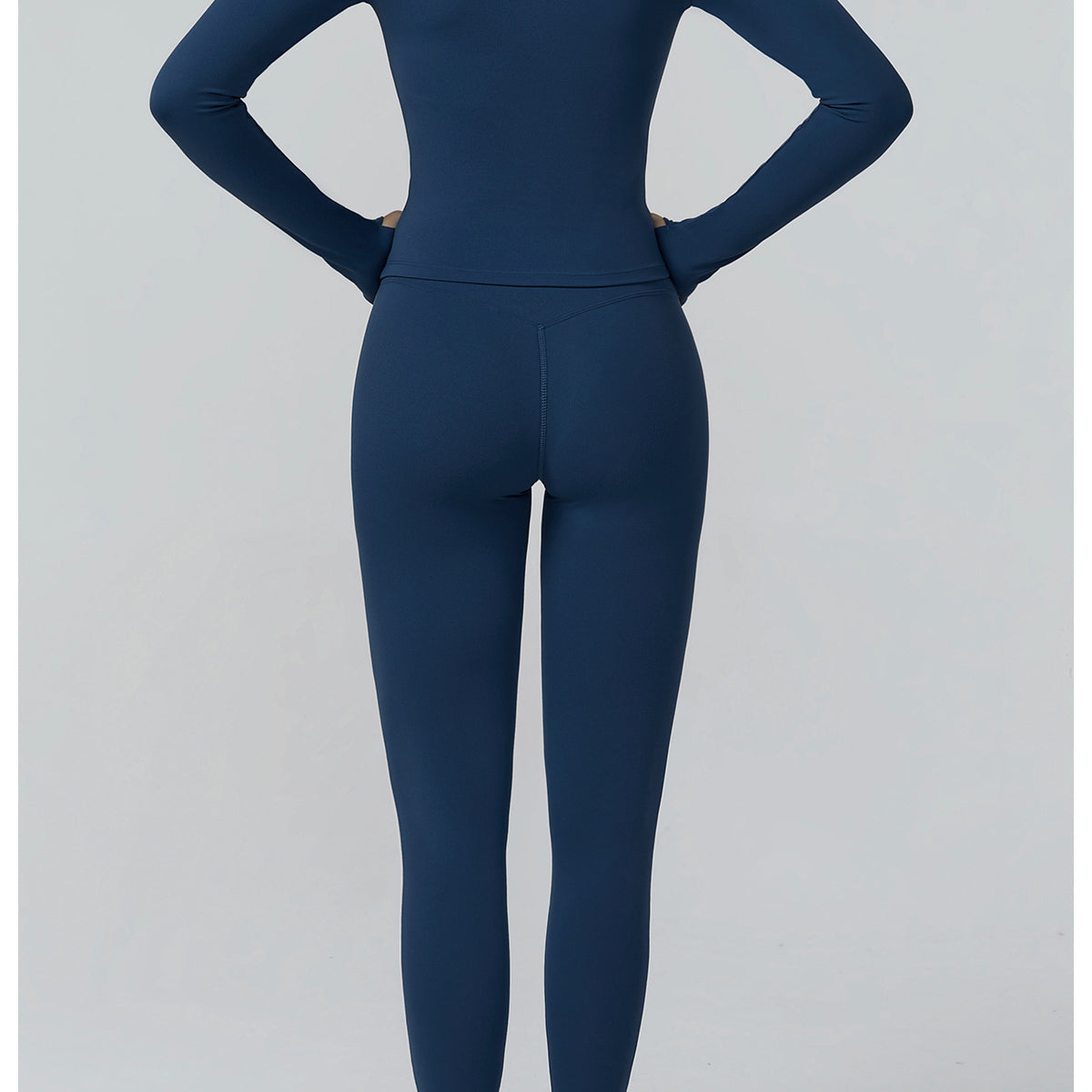 Langry navy blue windproof slim jacket for athletic fashion wear