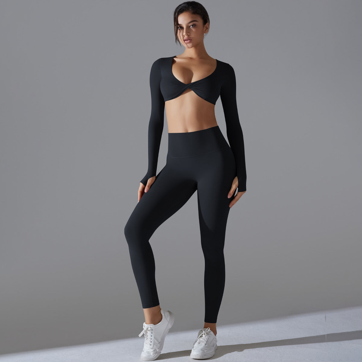 Trendy Slim Elastic Training Yoga Suit