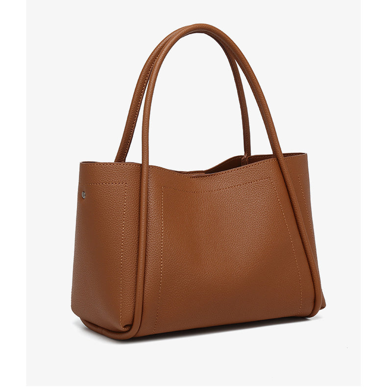 Soft Leather Large Capacity High Grade Handbag