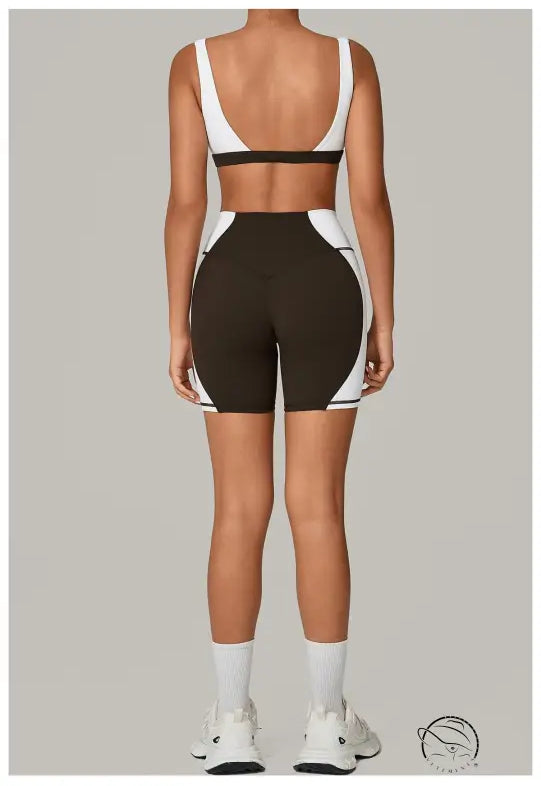Color Matching Tight Quick Drying Fitness Clothes