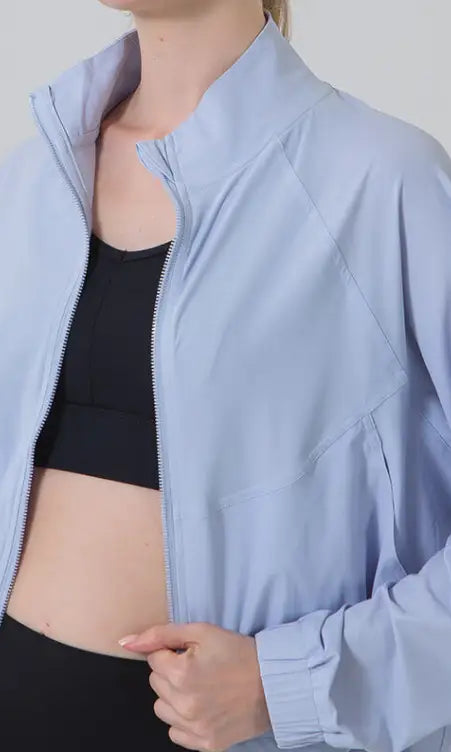 Autumn Winter Zip Up Shirt Women Girllulu Sports Top Stand Collar Loose Breathable Fitness Clothes Coat