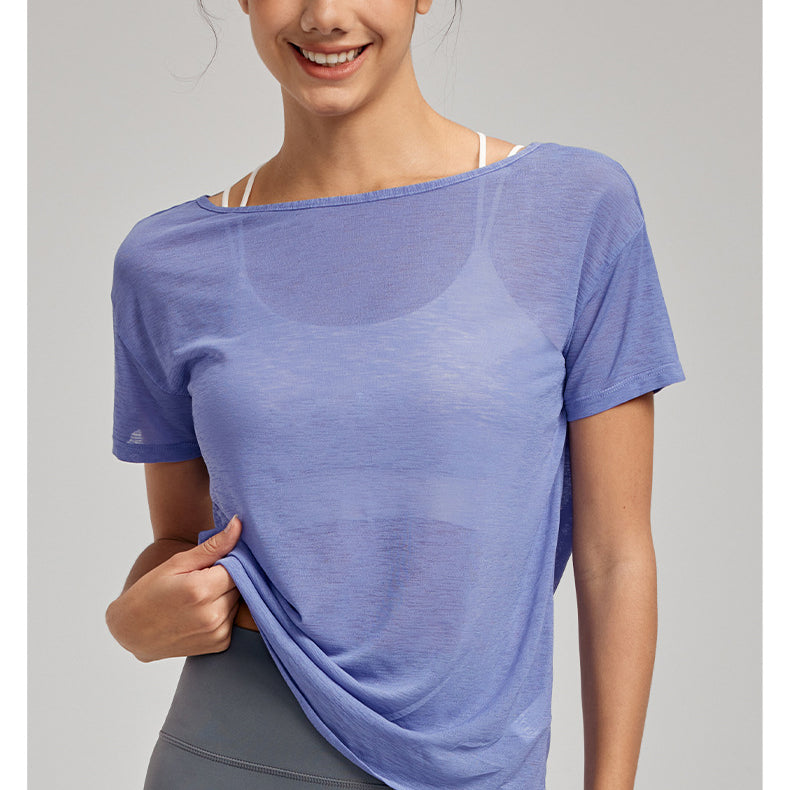 Lightweight Breathable Yoga t Shirt Top
