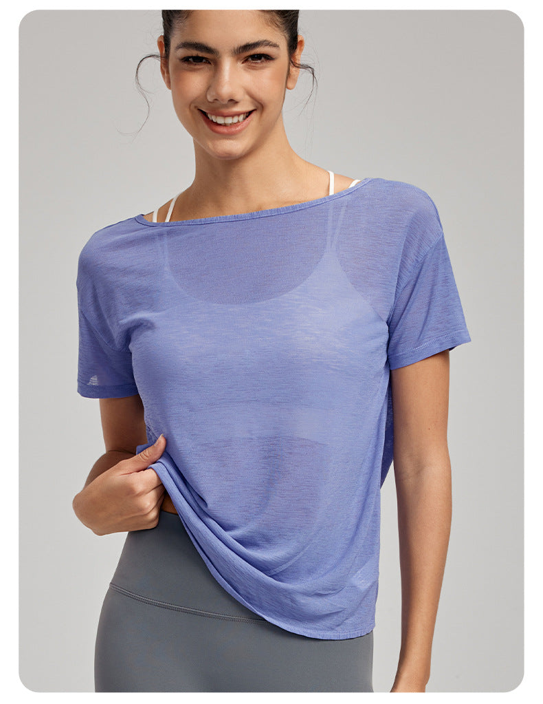 Lightweight Breathable Yoga t Shirt Top